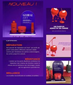 Réalisation de coiffure au salon Coif’Actuel à Templeuve